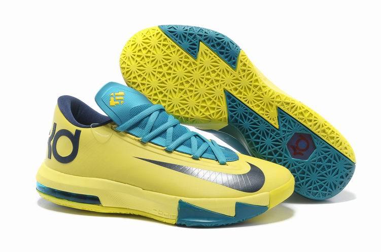 nike kd vi kd6 黑水湖蓝 杜兰特6代 篮球鞋 男鞋 主推