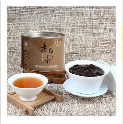 鼎名 福鼎白茶 老白茶 原茶2010年 实惠罐装 贡眉 特级 35g/罐 商品图3