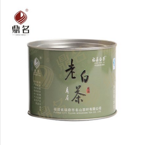 鼎名 福鼎白茶 老白茶 原茶2010年 实惠罐装 寿眉 特级 35g/罐