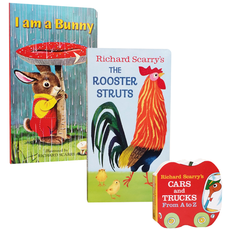 richard scarry i am a bunny cars and trucks rooster struts 名家