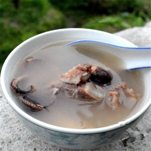 的好汤道】章鱼干淡菜干骨头汤 滋阴养胃,补虚润肤老火汤广东汤料煲汤