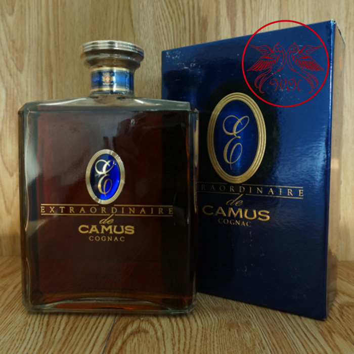 法国原装进口洋酒 camus金花卡慕蓝宝石极品干邑白兰地700ml