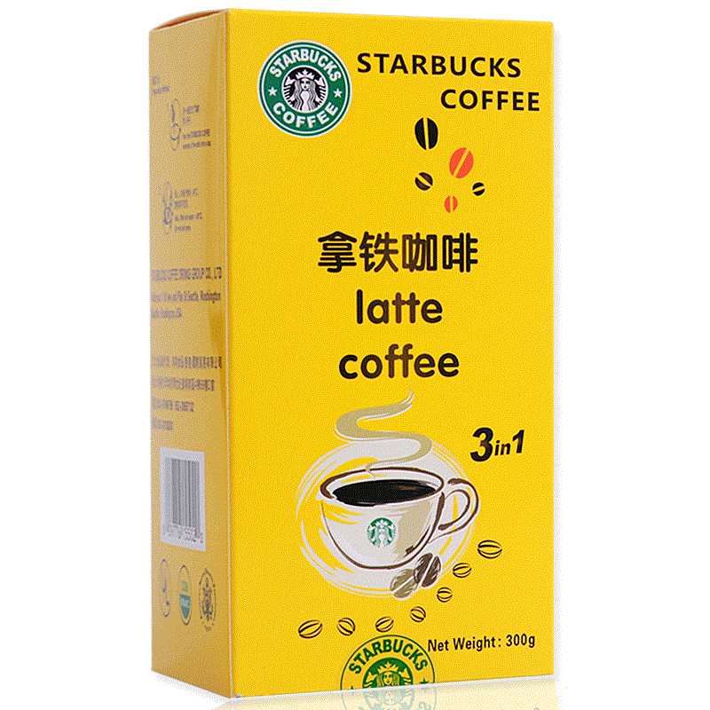 美国进口starbucks星巴克速溶三合一卡布其诺咖啡