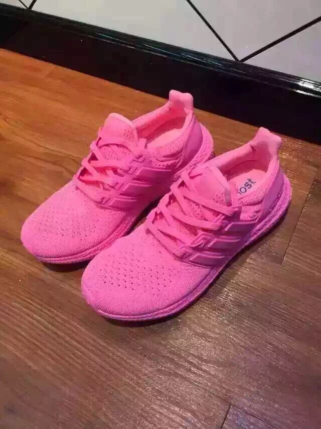 2015 春夏 adidas ultra boost 编织 骚粉!超高品质,顶级原装货!