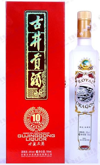 古井贡酒700ml酒38度,古井贡酒10年38度700ml 38度古井贡酒十年陈酿700ml