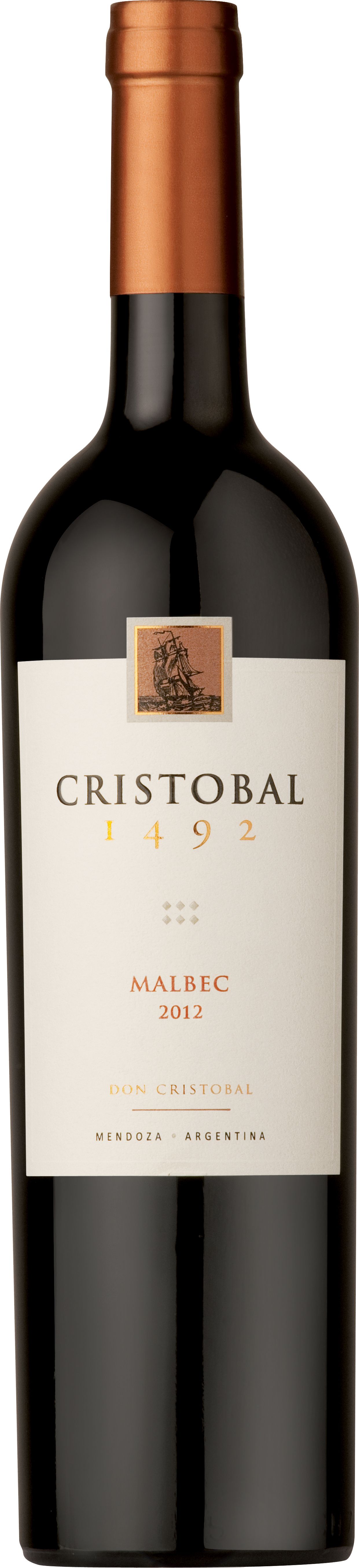 唐克里斯托瓦庄园马尔贝克红葡萄酒"cristobal 1492" wines malbec