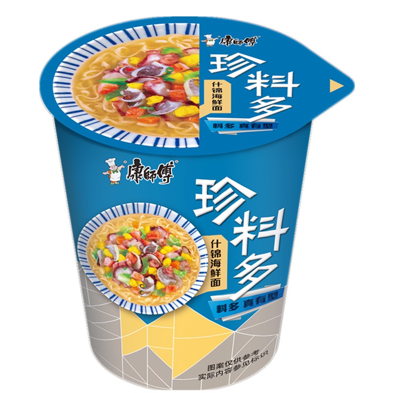 康师傅 珍料多什锦海鲜面79g