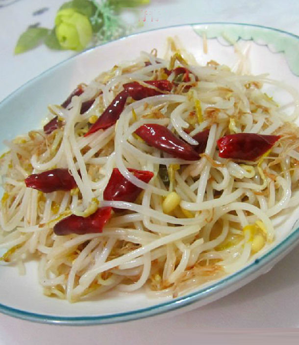 香辣绿豆芽