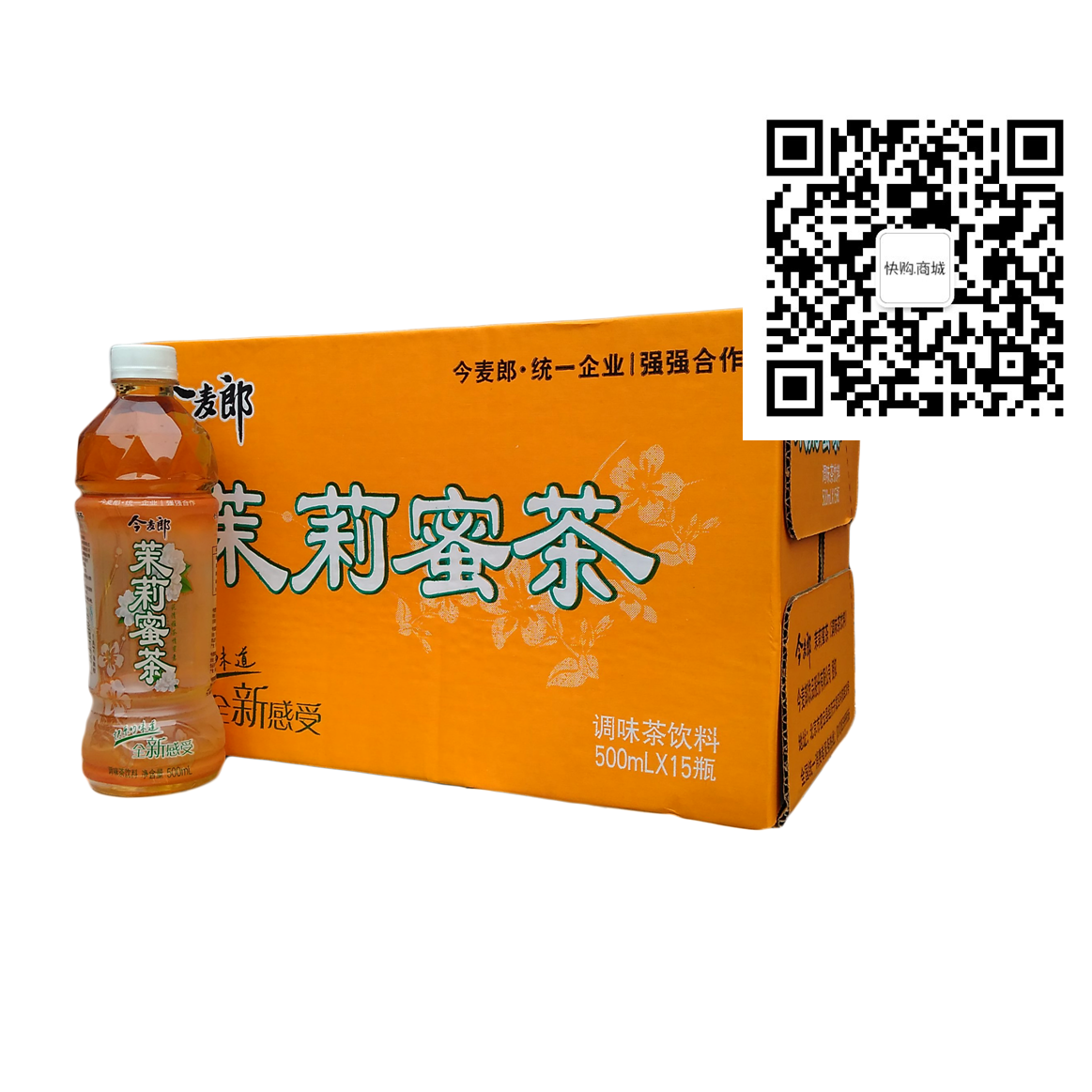 今麦郎茉莉蜜茶500ml*15瓶 整箱 添加蜂蜜