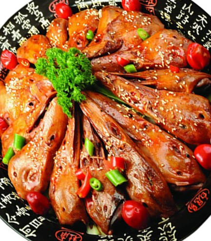 干煸鸭头