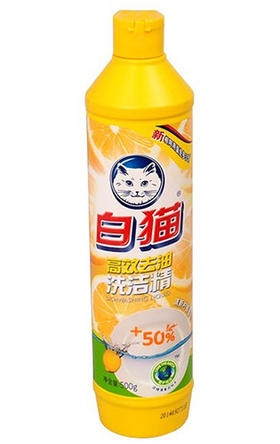 白猫高效去油洗洁精500g