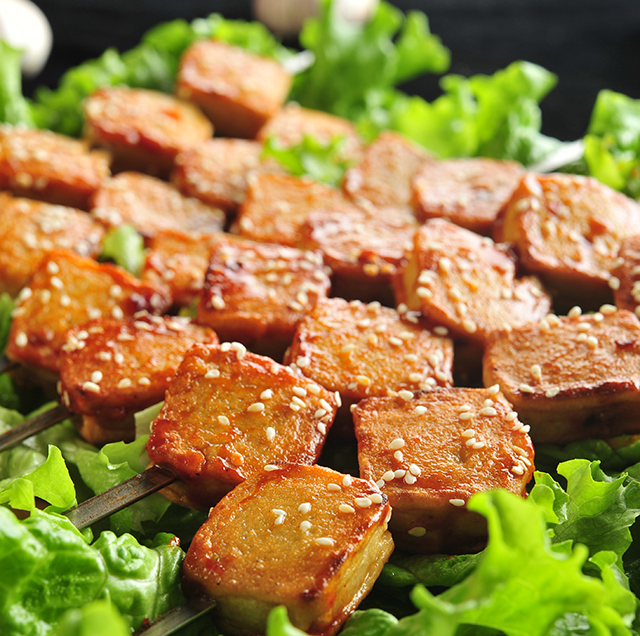 碳烤鱼豆腐