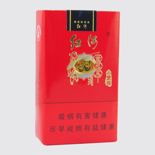 红河 小熊猫世纪风 香烟 1盒