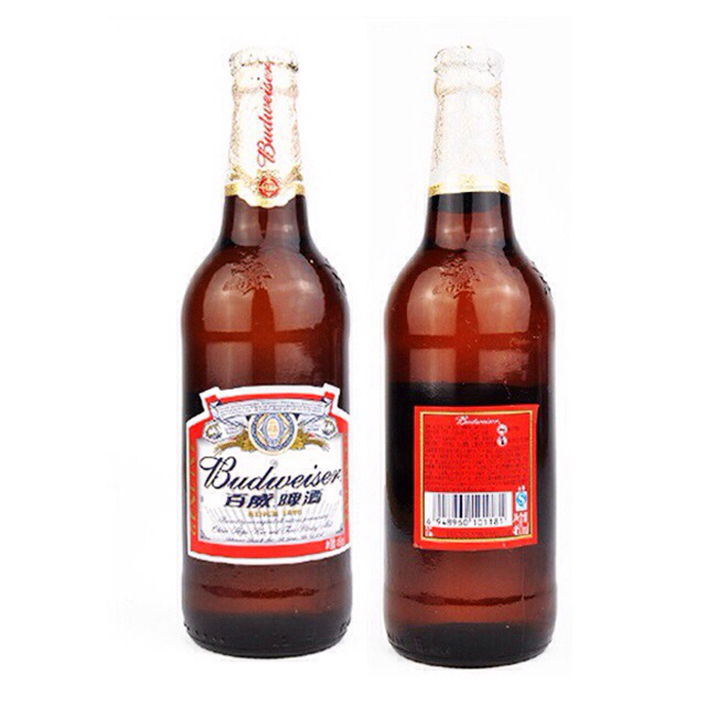 百威啤酒600ml瓶装