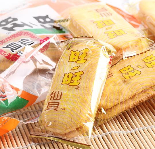 旺旺仙贝 早餐饼干糕点 旺仔休闲零食 独立包装称重100g