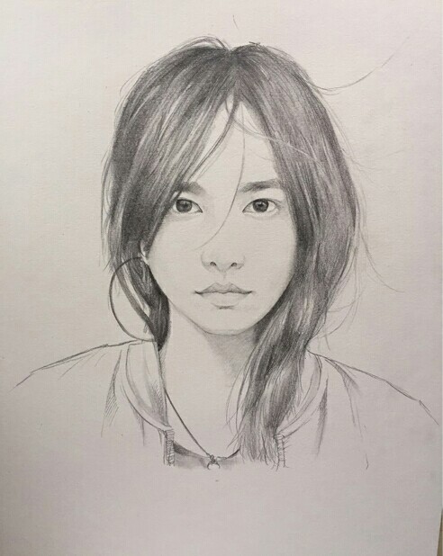 手绘素描真人头像画照片素描肖像定制画照片 赠送欧式画框装裱