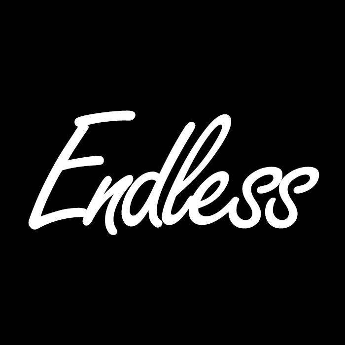 endless原创 双面英文 黑色套头卫衣 潮牌卫衣 男女款