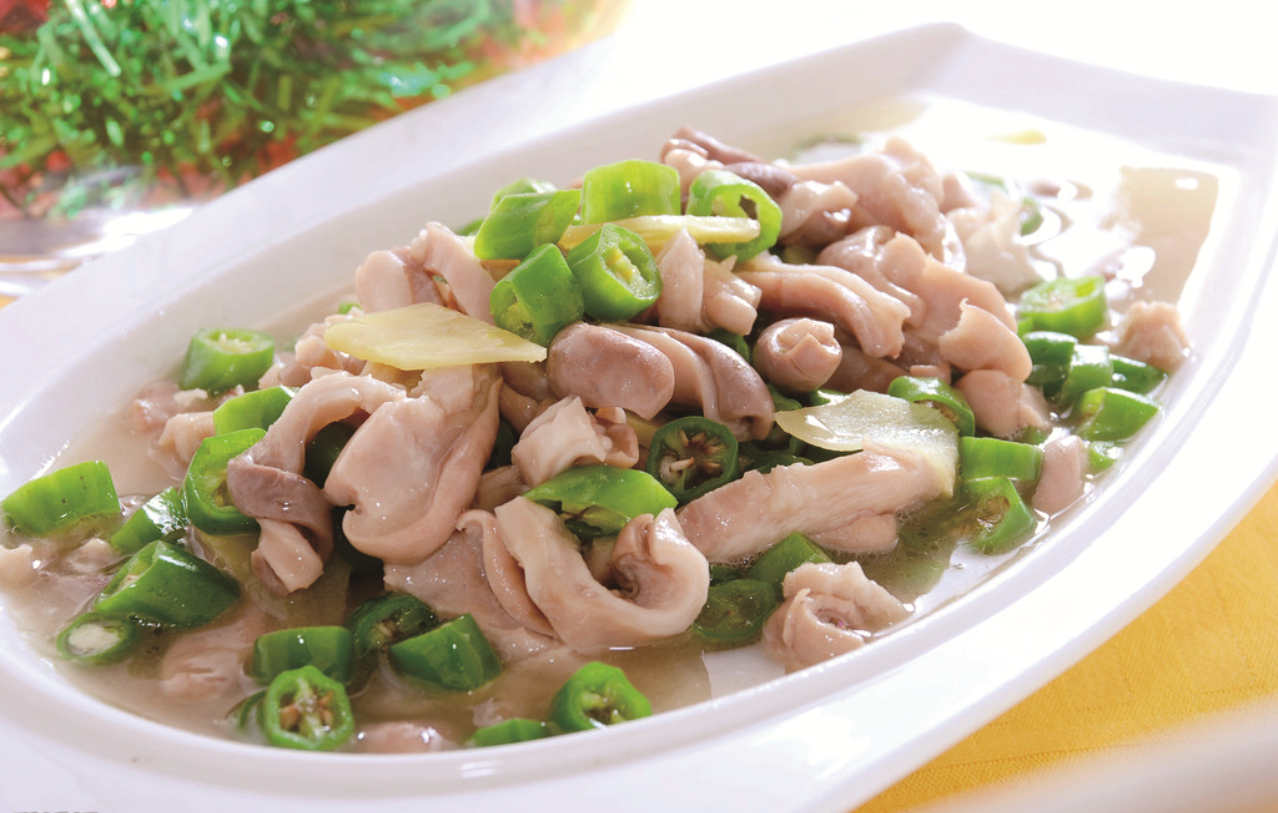 青椒焖肚条58元