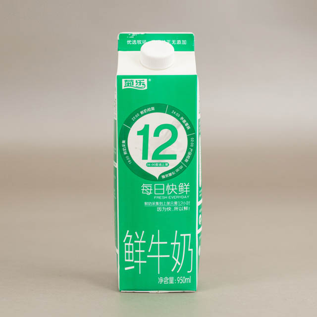 菊乐 每日快鲜鲜牛奶950ml/盒