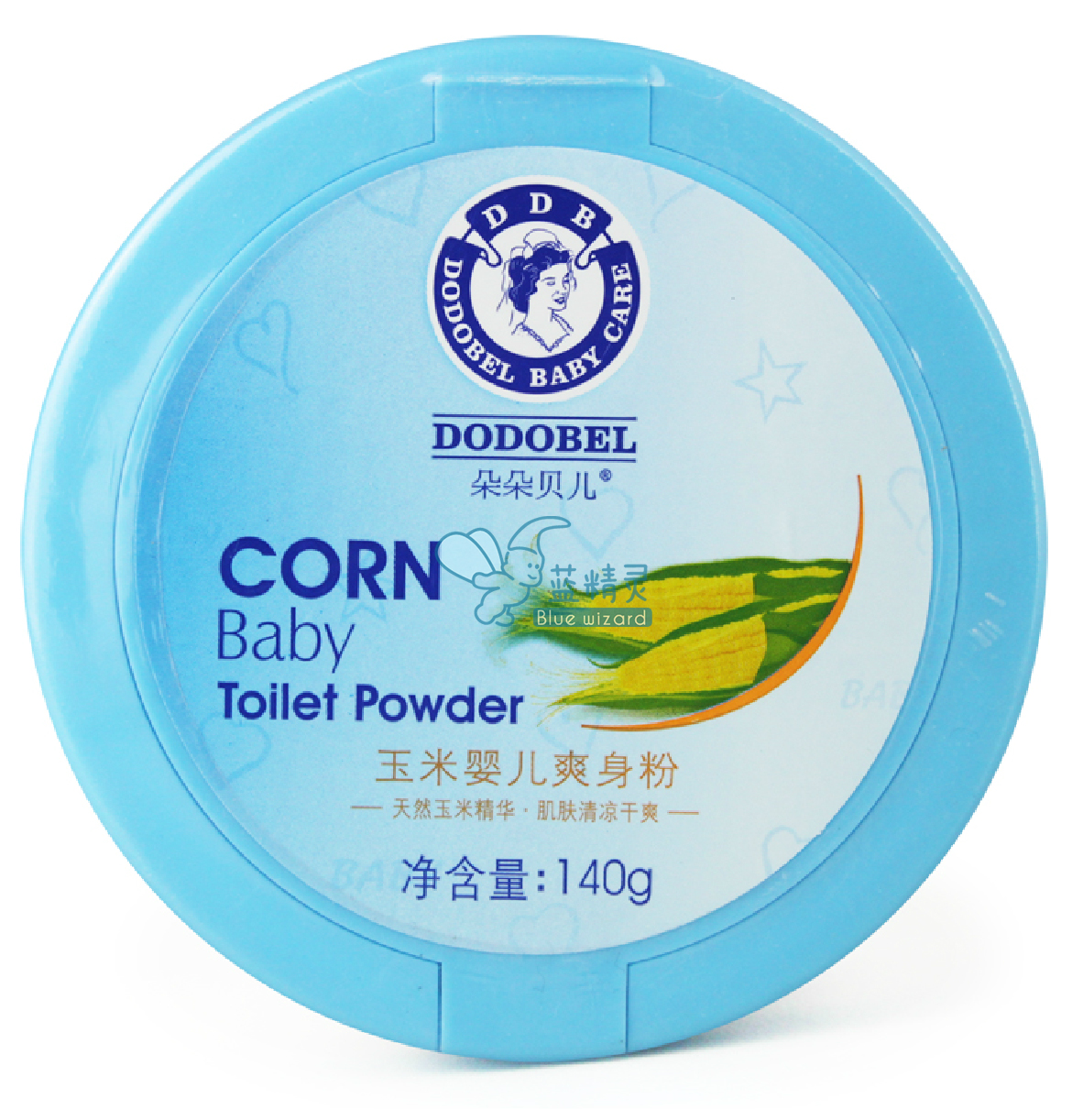 朵朵贝儿(dodobel)玉米婴儿爽身粉 140g