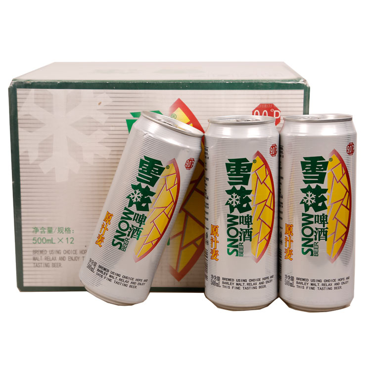 雪花原汁麦啤酒大听500ml