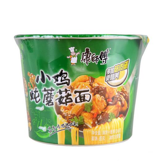 【食品】康师傅小鸡炖蘑菇面方便面,桶面 泡面