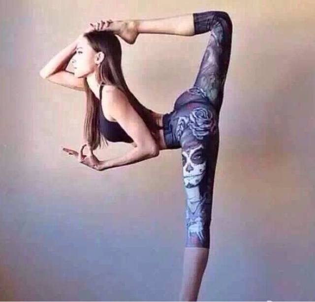 韩国秋冬健身瑜伽服速干长袖跑步长裤运动紧身弹力套装女