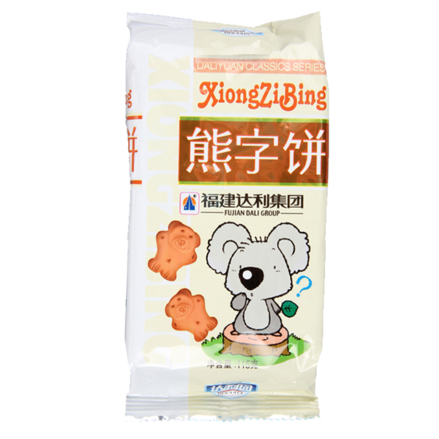 达利园熊字饼干115g