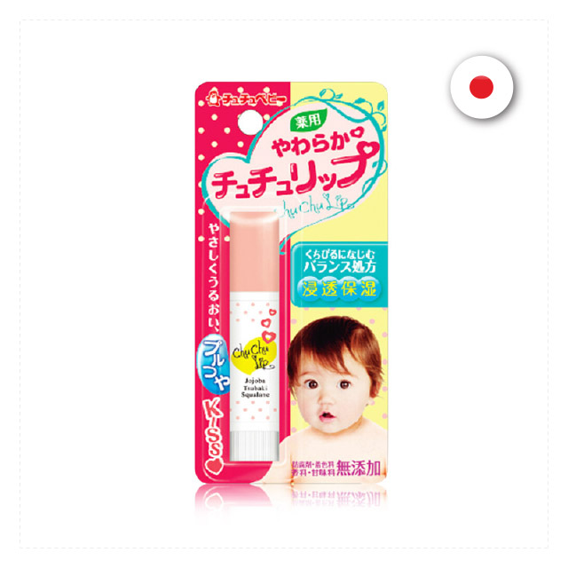 日本chuchu啾啾 婴儿护唇膏4g