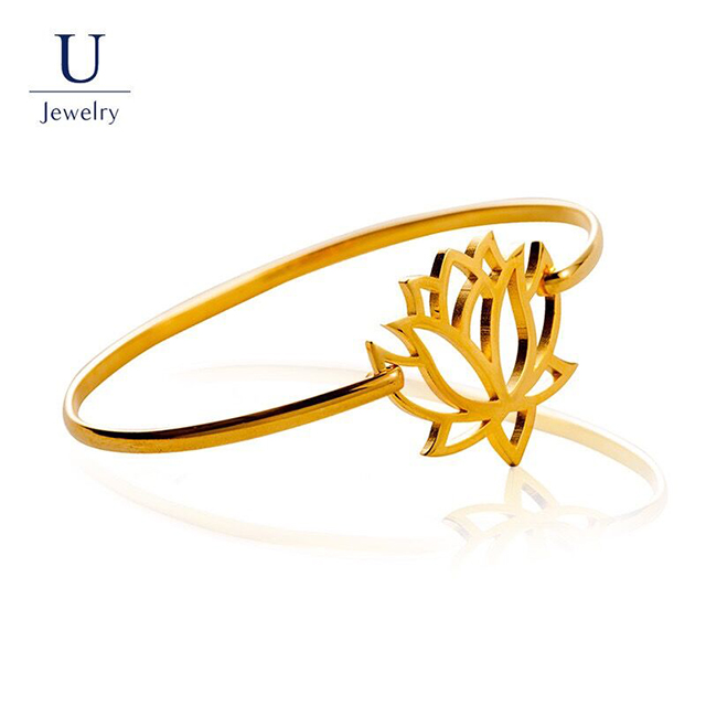 u jewelry优集 瑜伽禅意系列 - 莲花手环