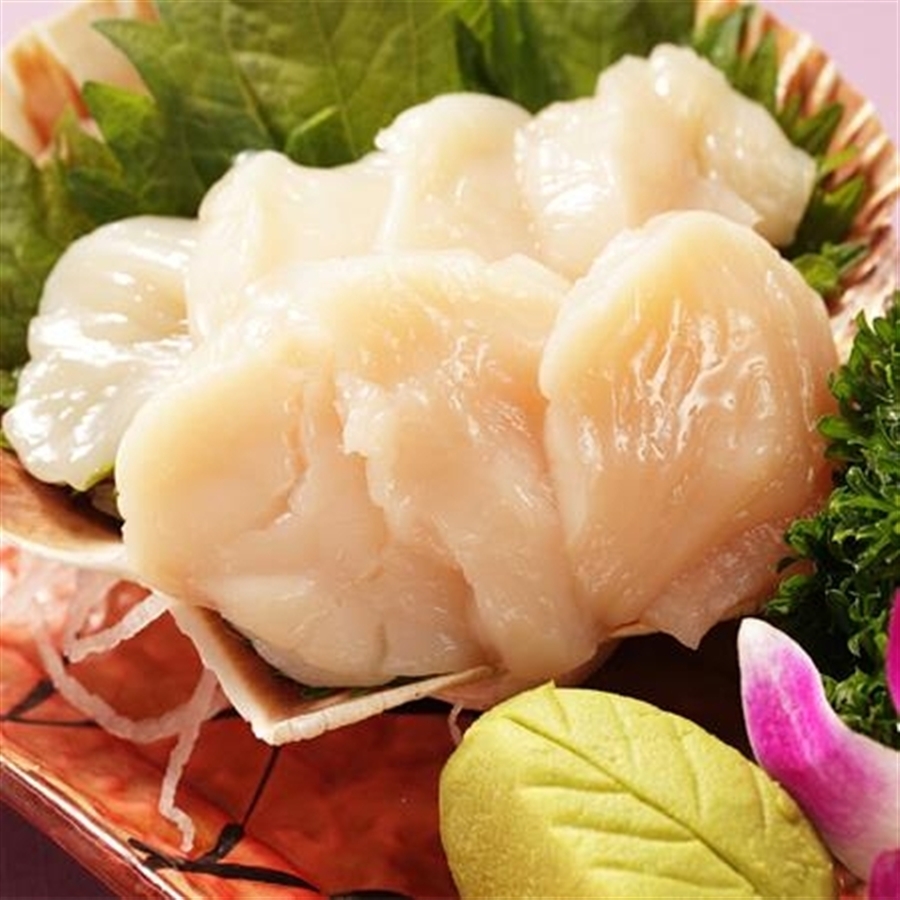 日本帆立贝刺身