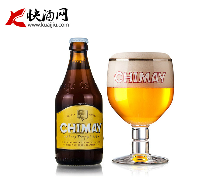 比利时原装进口智美chimay白帽啤酒330ml×6瓶 南宁同城免邮