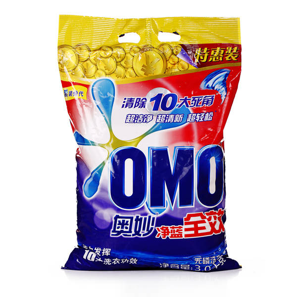 奥妙净蓝全效洗衣粉3kg特惠装