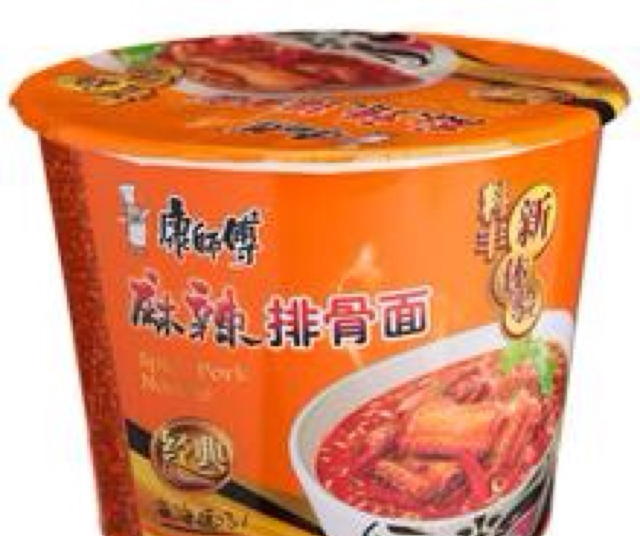 康师傅麻辣排骨面