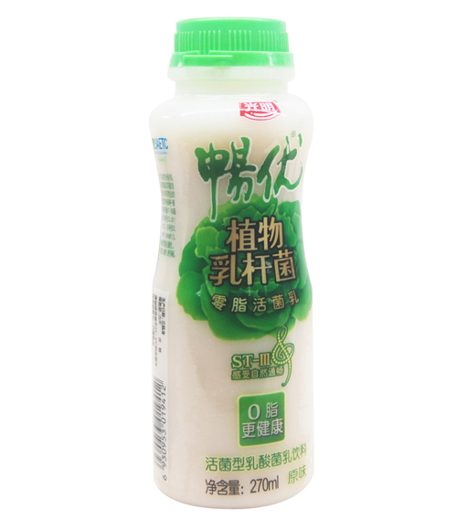 畅优270ml原味乳酸菌酸奶瓶