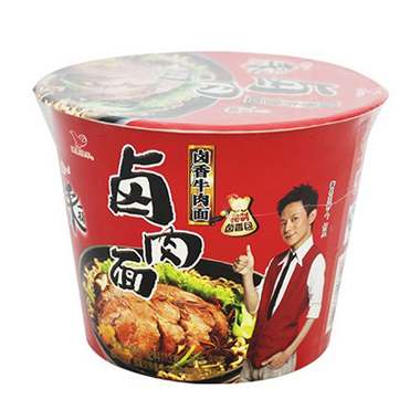统一 巧面馆 桶装 卤肉面 卤香牛肉面 113gx12