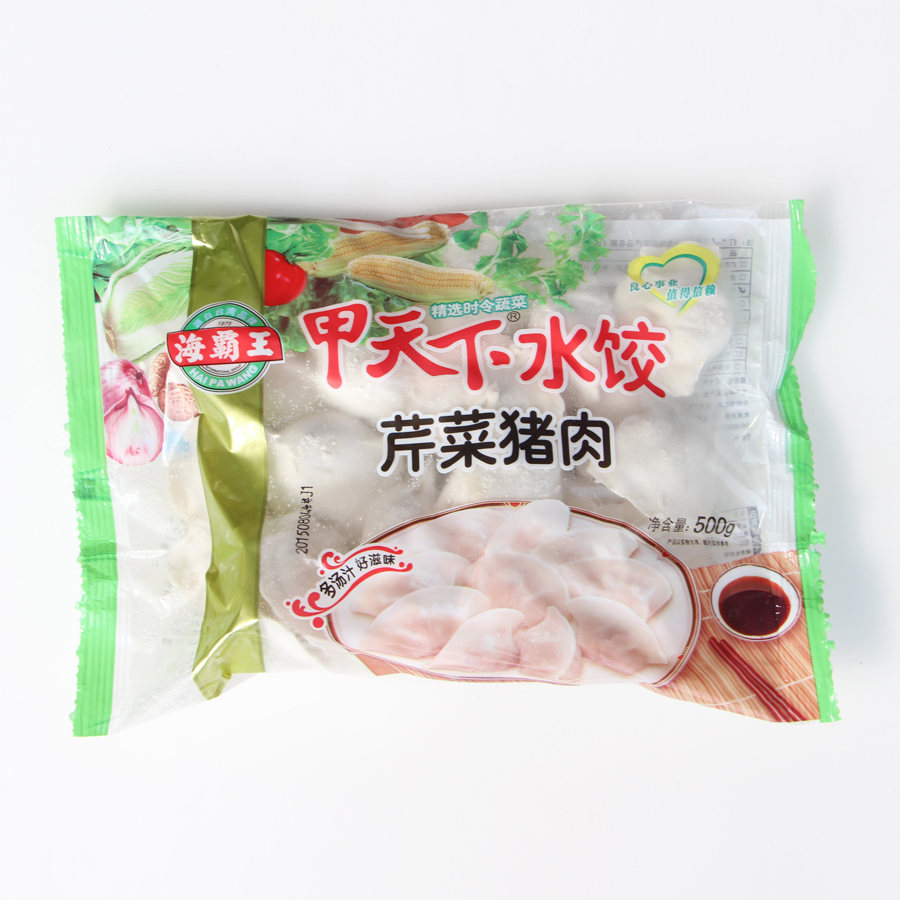 海霸王-芹菜鲜肉水饺 500g*24