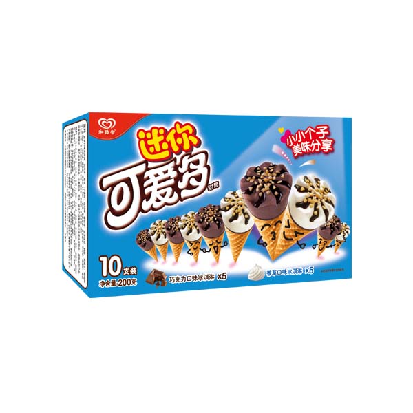 迷你可爱多香草巧克力10支装
