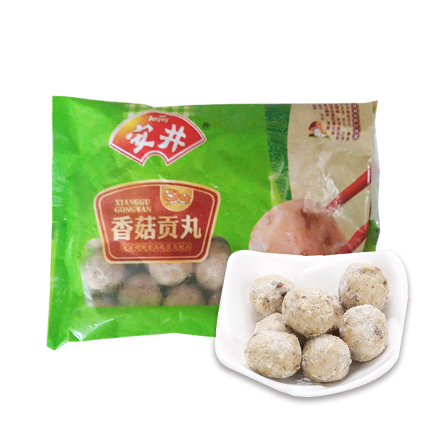 安井●香菇●贡丸 500g 油而不腻 入味爽口