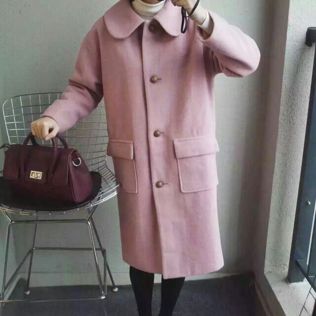 复古羊绒大衣
