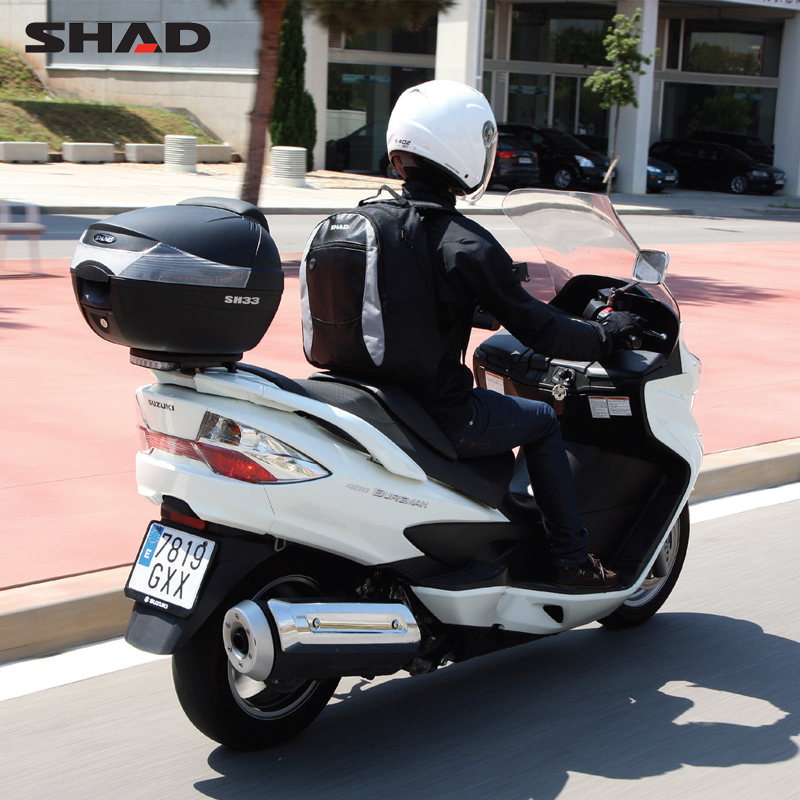 shad 夏德 摩托车尾箱 sh33l快拆 踏板车后备箱