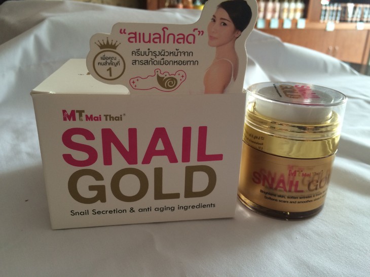 snail gold金蜗牛精华液从去年7月以惊人的速度占领了泰国化妆品市场