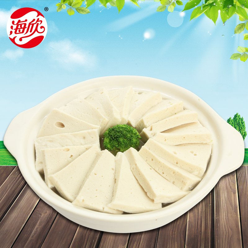 海欣火锅料--千叶豆腐500g(散装)