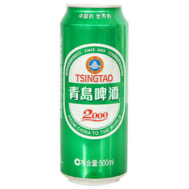 青岛2000啤酒 500ml/罐