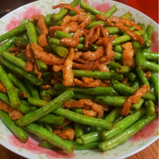 豆角肉丝