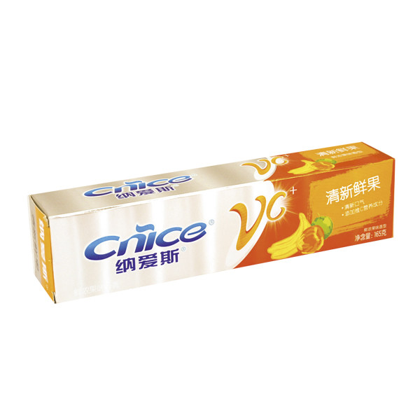 纳爱斯鲜浓果味牙膏165g 牙膏