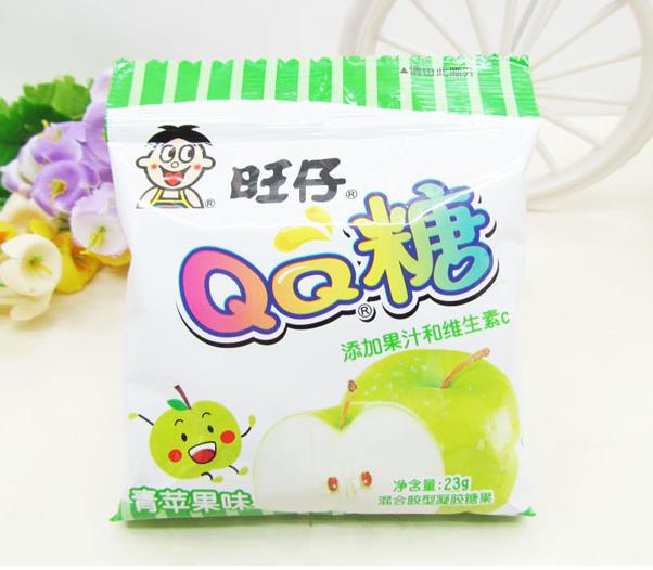 旺仔qq糖青苹果味23g