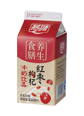 燕塘 食膳养生枸杞红枣牛奶 236ml