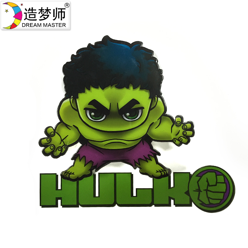 造梦师复仇者联盟hulk绿巨人3d创意壁灯 卧室床头灯迷你小夜灯饰