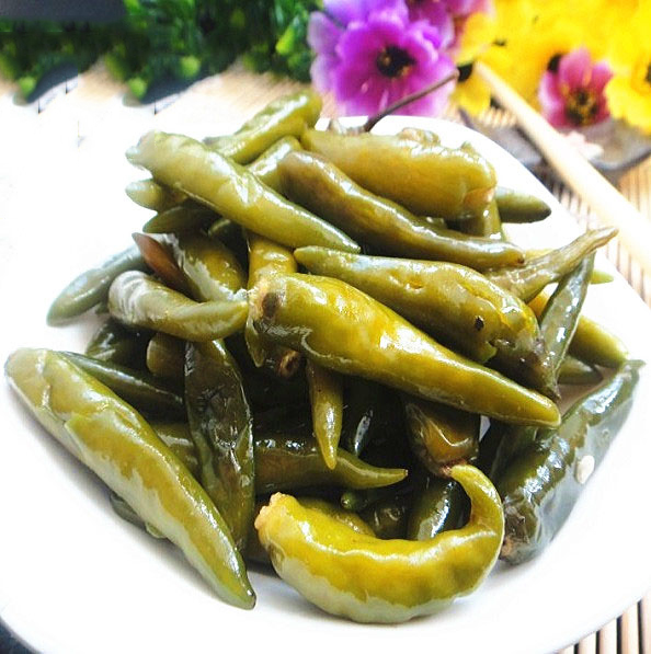 东北咸菜 小辣椒咸菜 咸辣椒 自制小菜 250克 3斤包邮